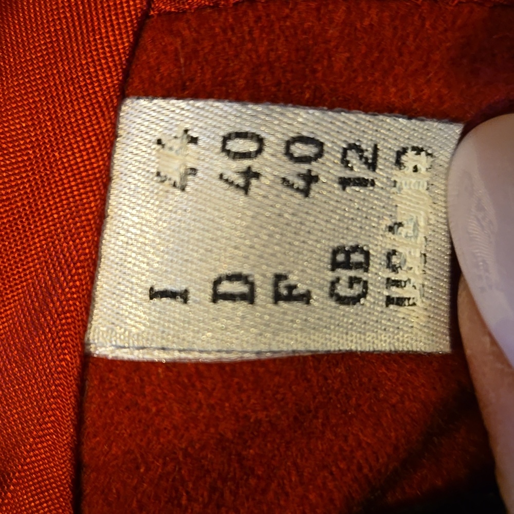 Moschino Cheap and Chic Vintage Red/Black Classic Wool Blend Jacket - Picture 9 of 10